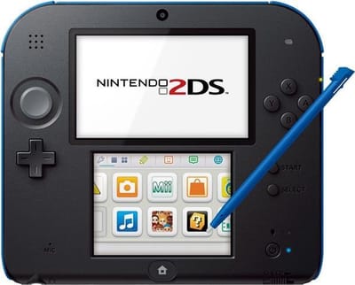Nintendo 2DS 3.53'' Wi-Fi Zwart, Blauw draagbare game console
