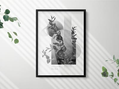 Coloray Zwarte Fotolijst - Moderne Fotolijst Zwart - 50x70 cm - Poster Lijst - Zwarte Schilderijlijst Minimalistisch - Moderne Fotolijst - Fotolijst Voor Kantoor - Decoratieve Fotolijst - Fotolijst Voor Poster Minimalistisch