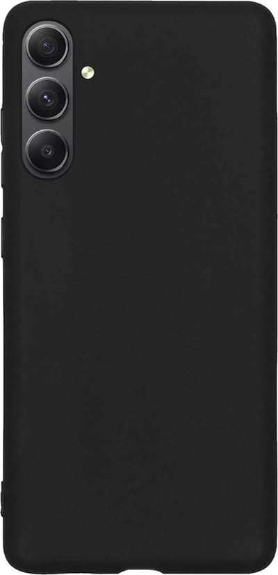 Hoes - Geschikt voor Samsung Galaxy A34 - Sterk & Shockproof - Hoesje Cover - Siliconen Case - Zwart