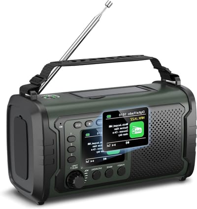 Noodradio Solar Opwindbaar - Noodpakket voor Thuis - Noodrantsoen - Reisbenodigdheden