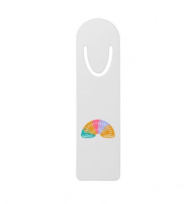 Hacebo® - springveer metalen boekenlegger - Kind - kinderen - Speelgoed - regenboog Bladwijzer boekenleggers - 12.7 cm x 3.2cm