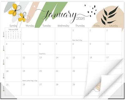 Bureaukalender 2025-2026 | 18 maanden | Maandplanner voor Kantoor en Thuis