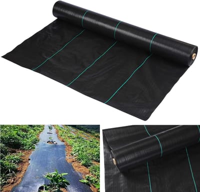 Worteldoek - Anti-worteldoek - Onkruid weren - Waterdoorlatend - 10 x 1 meter - Zwart