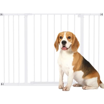 4goodz Hondenhekje klemmontage zonder boren 76-107 x 76 cm -