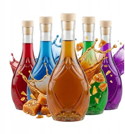 Bimberek Icona - Glazen Fles - 250 ml - Decoratief - Geschikt voor Drankjes