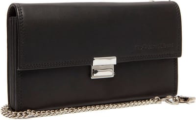 The Chesterfield Brand Leren Kelnerwissel Portemonnee Elba Waiter Wallet Black Zwart