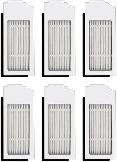 6 Stuks Filters geschikt voor Ecovacs N20 PRO/FAMILY - Stofzuiger onderdeel - Stofzuigerfilters