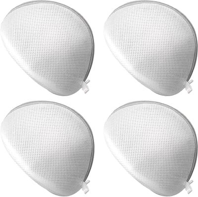 Ondersteunende wasnet voor bh's, 4-delige set voor wasmachine, ideaal voor delicate kleding en ondergoed (19x17 cm)