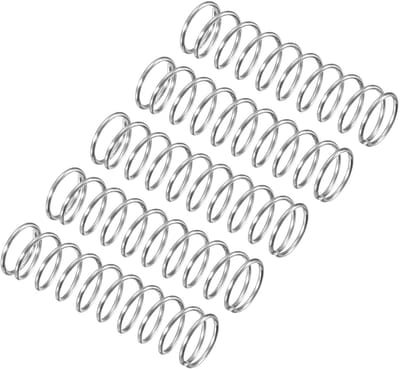 Drukveren RVS - Compressieveren Spoelveren - Apparaten Reparatie - 304 Roestvrij Staal - 7mm x 25mm - Zilverkleurig