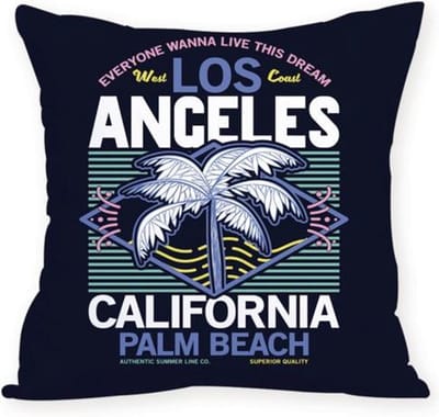 | Kussens | Kussenhoes Los Angeles Palm Beach | 45x45 | Sierkussenhoes