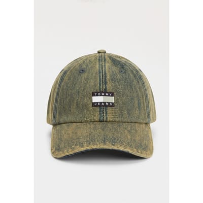 Tommy Hilfiger Heritage Cap Overdyed Dark Greenery Taglia: OS | Cappelli Outlet | Uomo | Verde