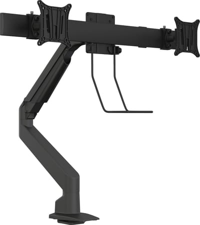 Multibrackets M VESA Gas Lift Arm Single Black w. Duo Crossbar
