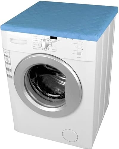 Wasmachine Overtrek - Wasmachine Coating / Droger Hoes - Beschermer Cover - Licht blauw