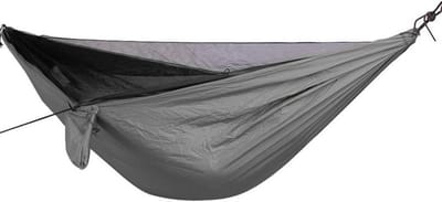 Draagbare hangmat - Kampeerhangmat klamboe - Buiten ontspannen - Automatisch snel open - 270x140cm - Grijs