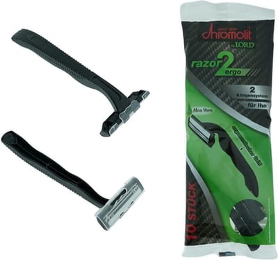 Chromolit Wegwerp Scheermesjes Met Aloë Vera Glijstrip Voor Mannen - 30 stuks