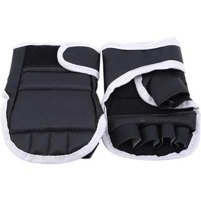 Bokshandschoenen Trainingsbokshandschoenen Volwassenen Sanda Handschoenen Muay Thai black