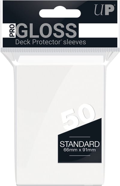 Deck Protector Trading Card Sleeves Sleeves - White - 50 stuks - D12