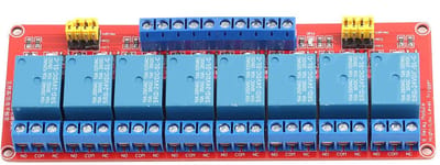 Dailygoods- Relaismodule 8-kanaals - 24 V Optokoppeling - Gehumaniseerd Interface-Design - Relaisuitgangsterminal - Directe Verbinding - Handig voor Gebruiker - Schakelmodule