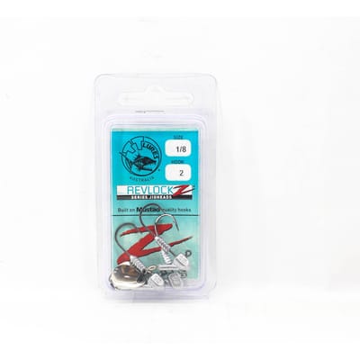 Tackle Tactics Revlockz HD NC Jig Head 1/8 oz 2 3/pak (9216)