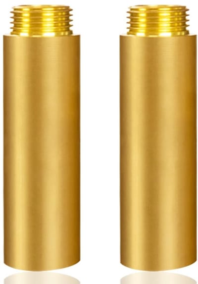 Dailygoods- Kraanverlenging 3/4 inch - Messing Verlengfitting - 80 mm Aansluiting - Drukbestendig - Roestvrij - Geschikt voor Drinkwater/Verwarming