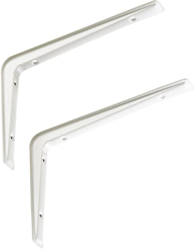 SOTECH 2 stuks Plankdrager RK15 wit 221 x 157 mm Plankdrager Plankdrager Wandsteun Plankdrager Plankdrager Beugels Haakse plankdrager