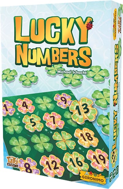 Lucky Numbers - Geronimo Games - familiespel - Vanaf 8 jaar oud - van 2 tot 4 spelers