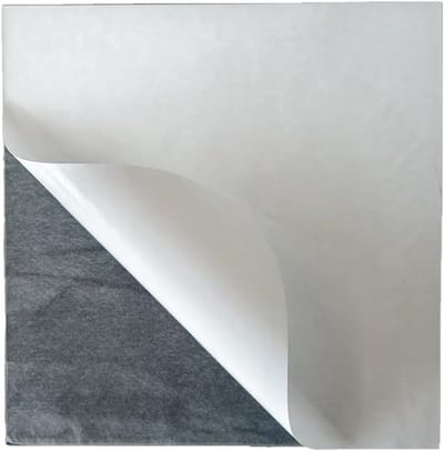 Aerogel Isolatie Watten - Isolatie Pad - Nauwkeurige Isolatie - Zelfklevend Flexibel - 6mm Dik 20x20cm - Zwart