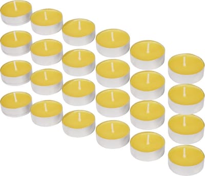 Cactula citronella waxine lichtjes 48 stuks 4 branduren anti muggen anti insecten