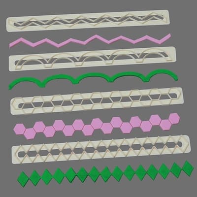 FMM Uitsteker Straight Frill nr. 5geometrisch
