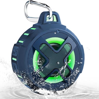 Draagbare Bluetooth Luidspreker - Waterdichte Speaker - Muziek Luisteren Buiten - IPX7 Waterdicht Zwevend - 12-24 Uur Speeltijd - Blauw