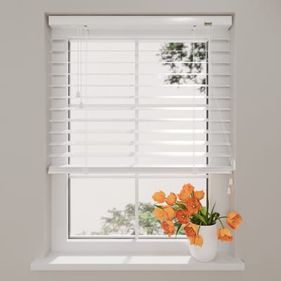 Aluminium Jaloezie Easy Matte - 50 mm - White - 60 x 180