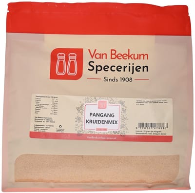 Van Beekum Specerijen - Pangang Kruidenmix - 1 KG (hersluitbare stazak)