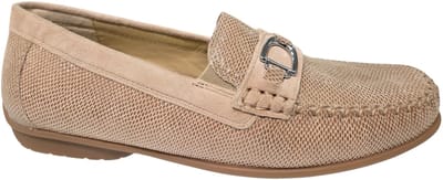 Sioux 66978 723 H Instappers Beige Leer Dames - Beige - 39