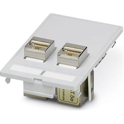 Phoenix Contact VS-SI-FP-2DSUB9-GC-BU/ST VS-SI-FP-2DSUB9-GC-BU / ST - Gegevens faceplate 1 stuk(s)