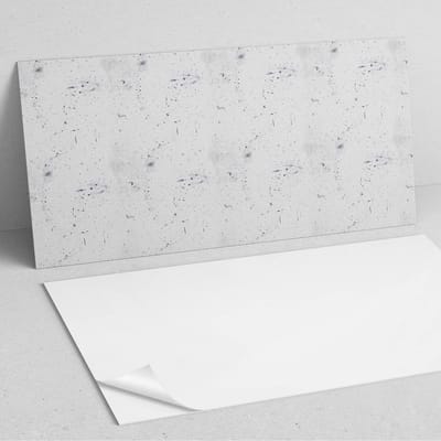 Coloray Wandpanelen Zelfklevend - Abstract textuurpatroon PVC Wandpaneel - 100 cm x 50 cm - Wit Wandbekleding Zelfklevend - 1 stuk - Texturen Wandpanelen Zelfklevend - Wandpaneel Keuken - Wandpanelen Badkamer