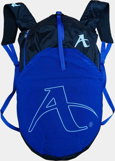 Arawaza Stowaway opvouwbare rugzak | 18 L | Zwart / Rood
