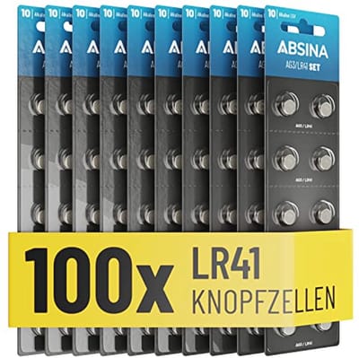 LR41 Knoopcellen - 100 Stuks Alkaline Knoopcelbatterijen