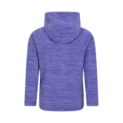 Mountain Warehouse Snowdonia II Full Zip Hoodie Kinderen/Kinderen (Paars)