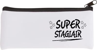 Akyol - super stagiair Etui - Stagiair - beste stagiair - werk - afscheidscadeau - verjaardagscadeau - kado - 20 bij 9 cm