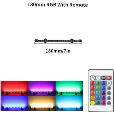 Lumière Led pour Aquarium, télécommande, couleur colorée, niveau d'étanchéité élevé A- 9 LEDS US Plug