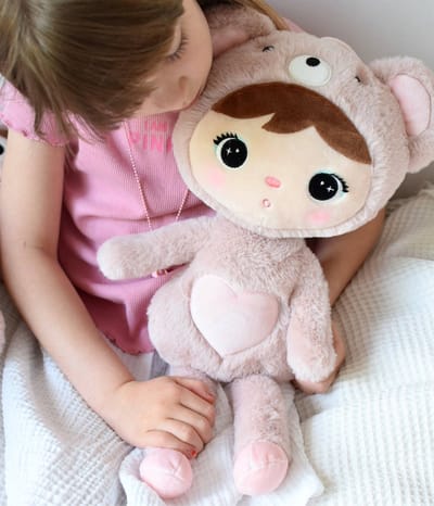 |Metoo|knuffel/roze|geboortecadeau|zacht|teddy|gepersonaliseerd