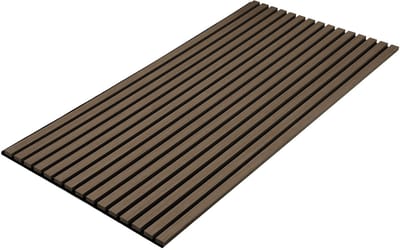Akoestische panelen Geluidsabsorberend paneel Geluidsdemping Akoestisch Wandpaneel Geluidsdemper Wanddecoratie 120x60x2.1cm Walnoot