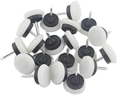 Ronde Zware Nylon Meubelpads - 50 Stuks voor Vloerbescherming