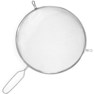 Dichte stalen zeef voor zeven en wrijven, diameter 250 mm Hendi 635605