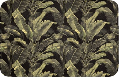 WC mat 60x40 cm - Antislip - Botanisch - Bladeren - Groen - Toiletmat - Vloermat - Douchemat - Toilet tapijt - Toiletmatten