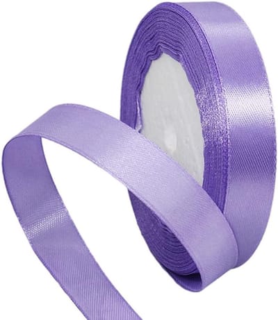 Lichtpaarse Satijnen Lint van 22m - 15mm Breed voor Cadeauverpakking, Feestdecoratie en DIY Projecten