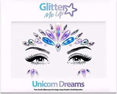 PaintGlow - Glitter Me Up Face Jewels - Festival glitter gezicht - Make up - Unicorn Dreams