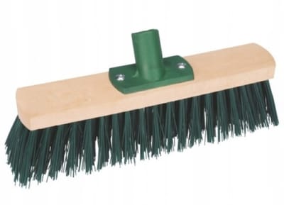 RAVI - Houten Bezem - Voor Straatstenen - 40 cm - Ergonomische Handgreep