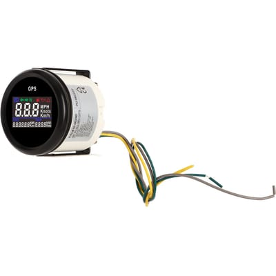 52mm Digitale GPS Snelheidsmeter Snelheid Kilometerteller Meter met Snelheidswaarschuwing voor Boten Jachten Schepen
