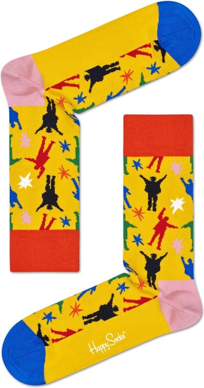 Happy Socks Beatles Helping Hands Sock - unisex sokken - Unisex - Maat: 36 - 40